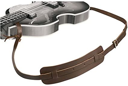 H65/50 Dark Brown Strap Leather Strap for Hofner Bass