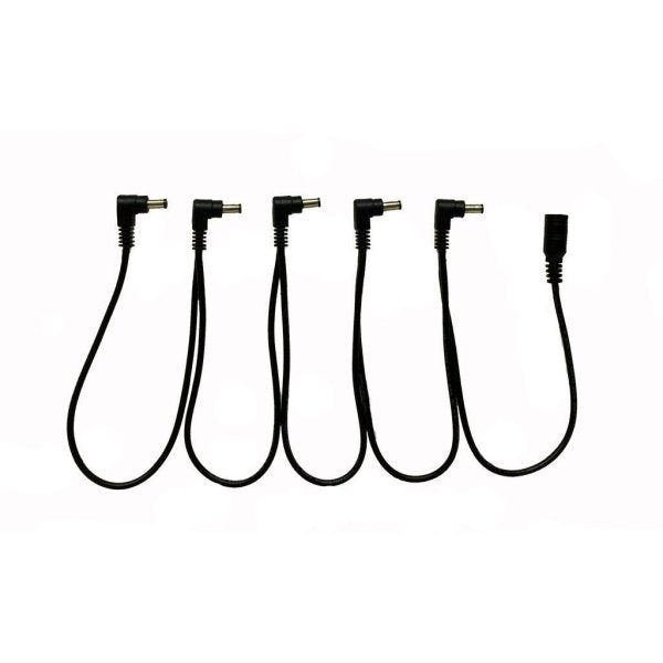 Daisy Chain Power Cable - 5 Angled Plugs