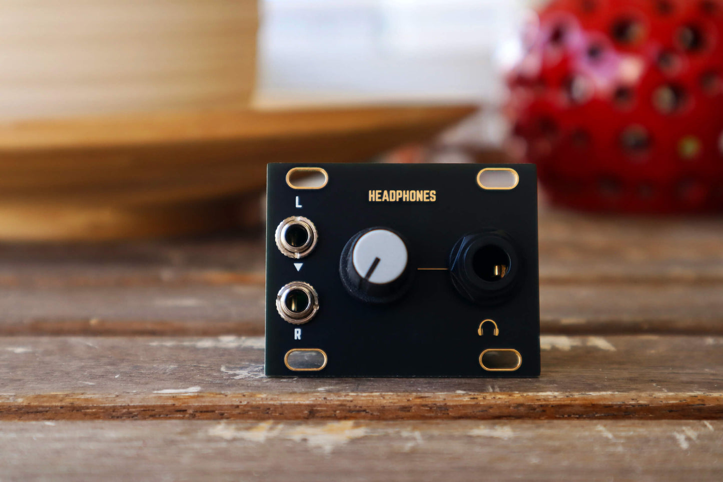 Headphones 1U - Black & Gold Panel