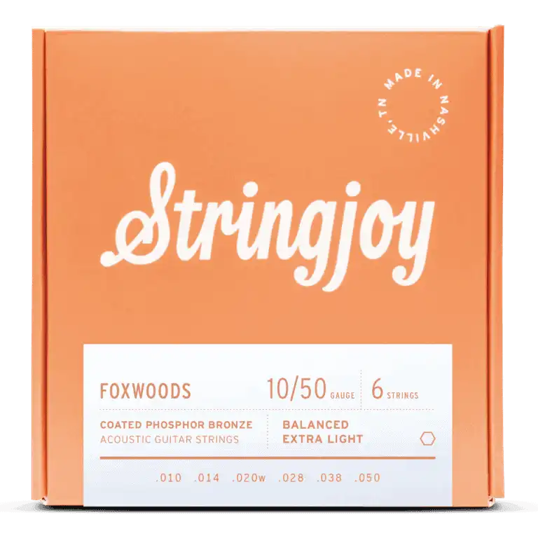 Extra Light Gauge Foxwoods - Coated Phosphor Bronze Acoustic Guitar Strings (10-50)