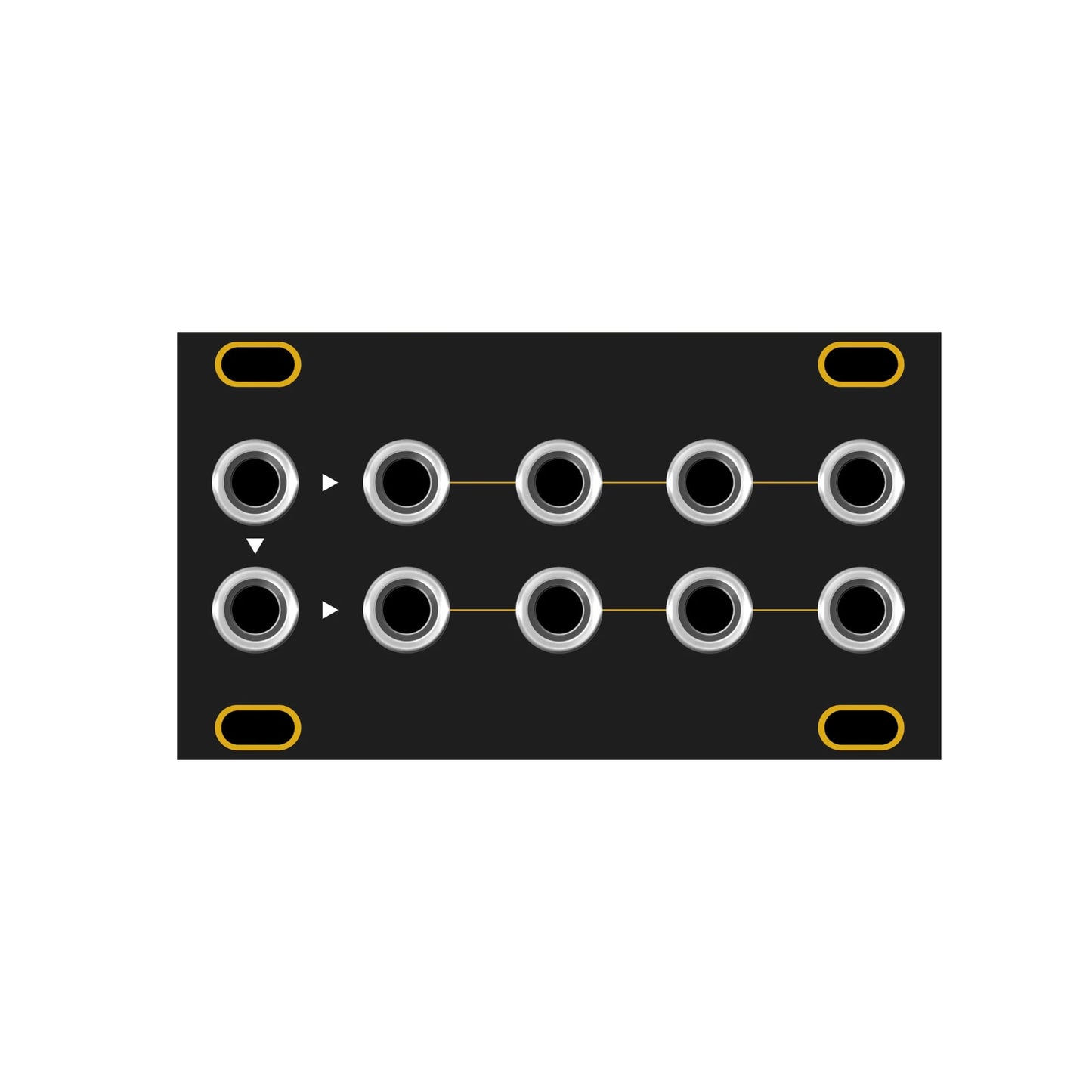 Buff Mult 1U - Black & Gold Panel