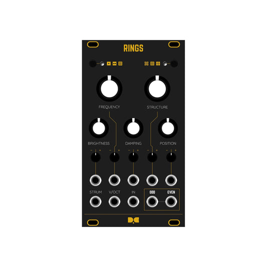 Rings - Black & Gold Panel