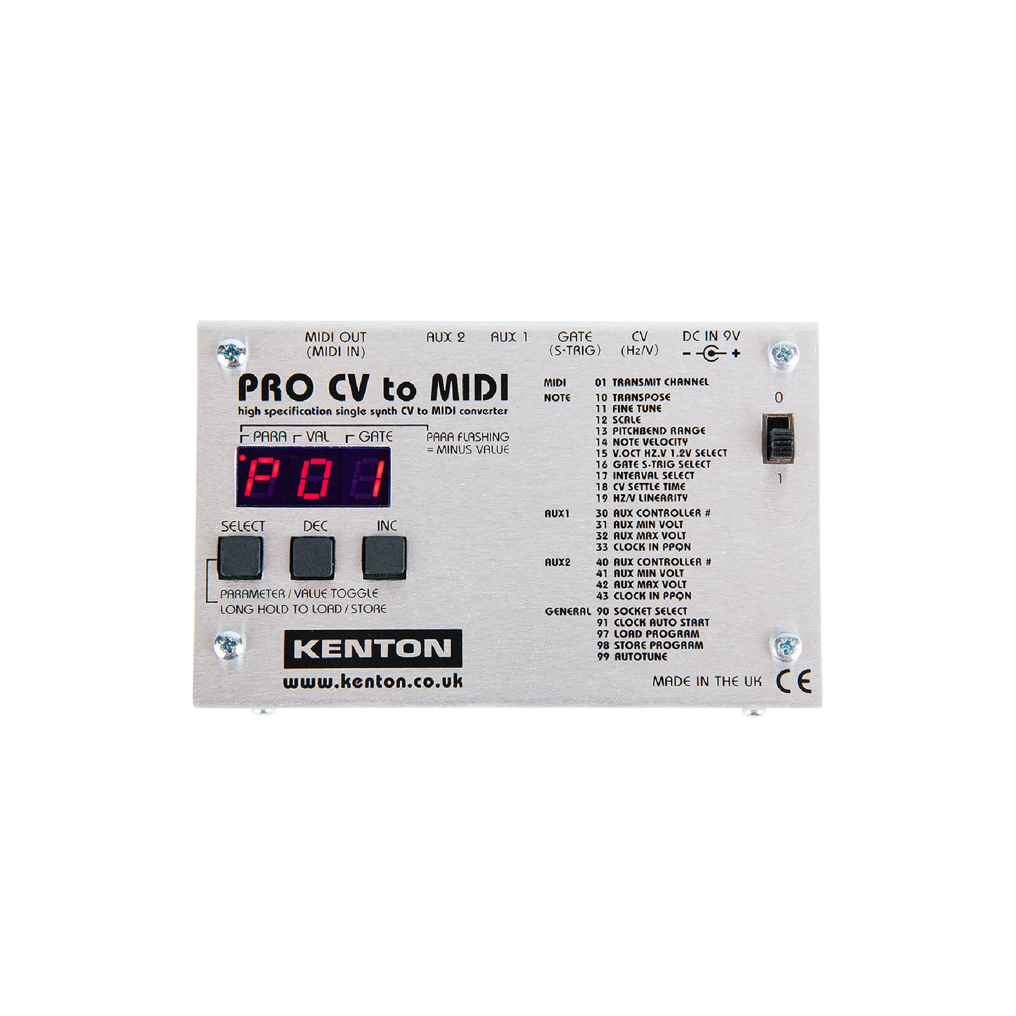 Pro CV to MIDI