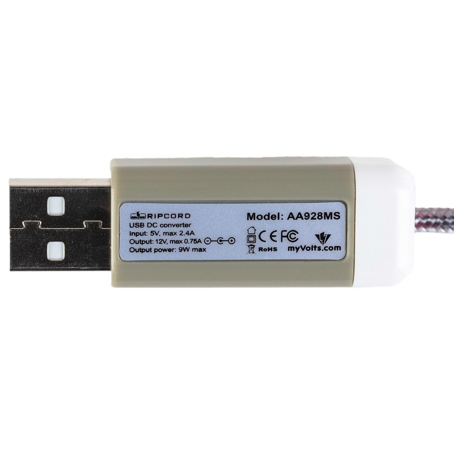Ripcord USB to 12V DC power cable