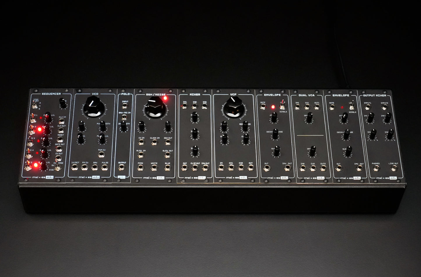 DIY eurorack case for mki x es.EDU system