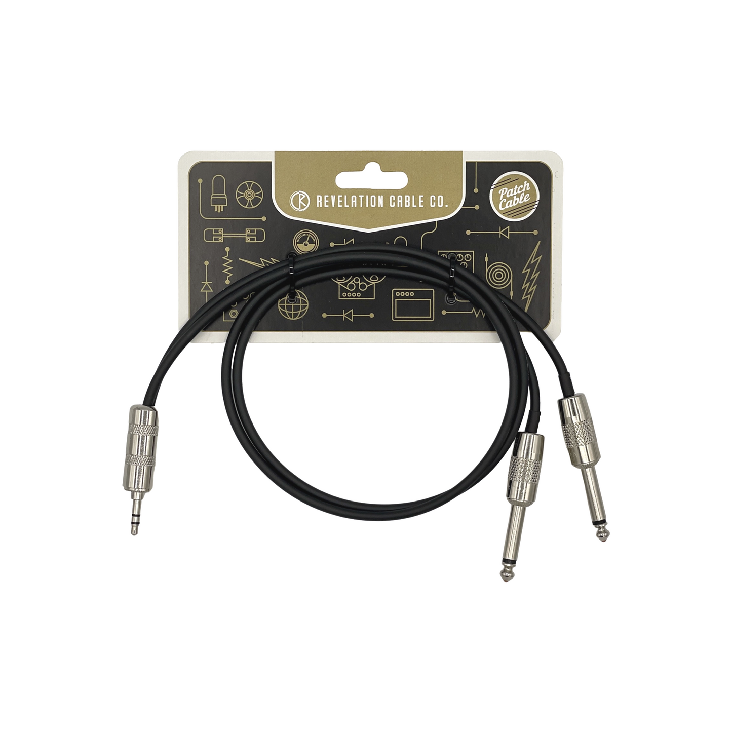1/8" TRS to Dual 1/4" Insert Cable