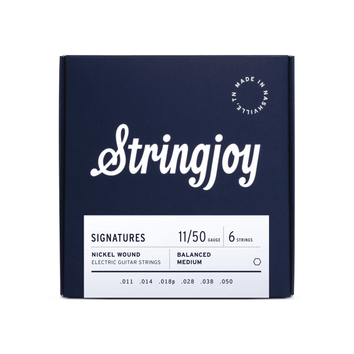 Balanced Medium Gauge Electric Guitar Strings (11-50)