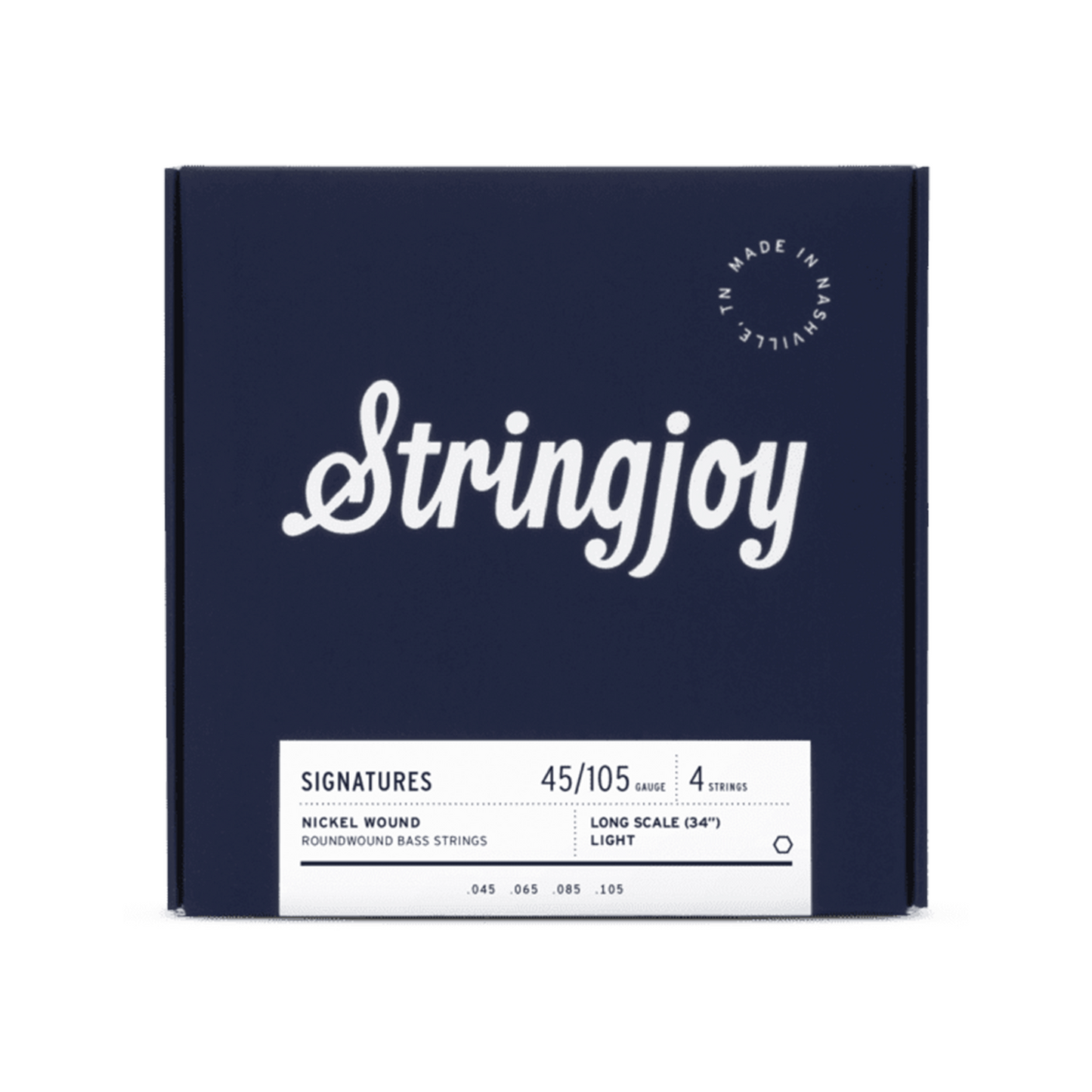 Balanced Light Gauge Long Scale Bass Guitar Strings (45-105)