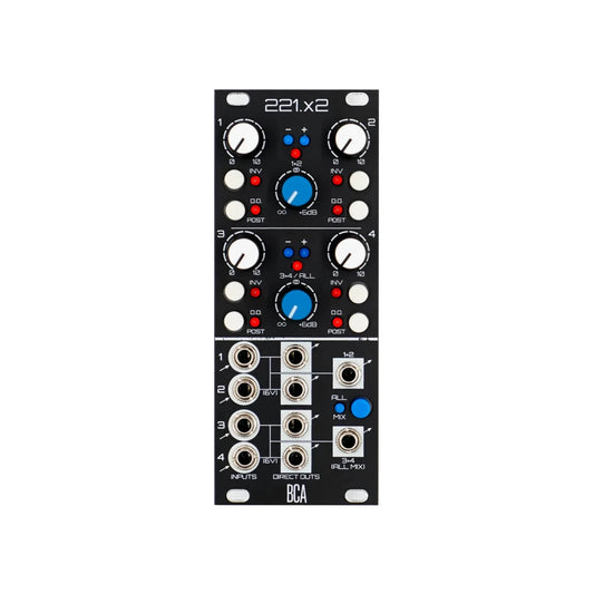 221.x2 Expandable 4-Channel Audio/CV Utility