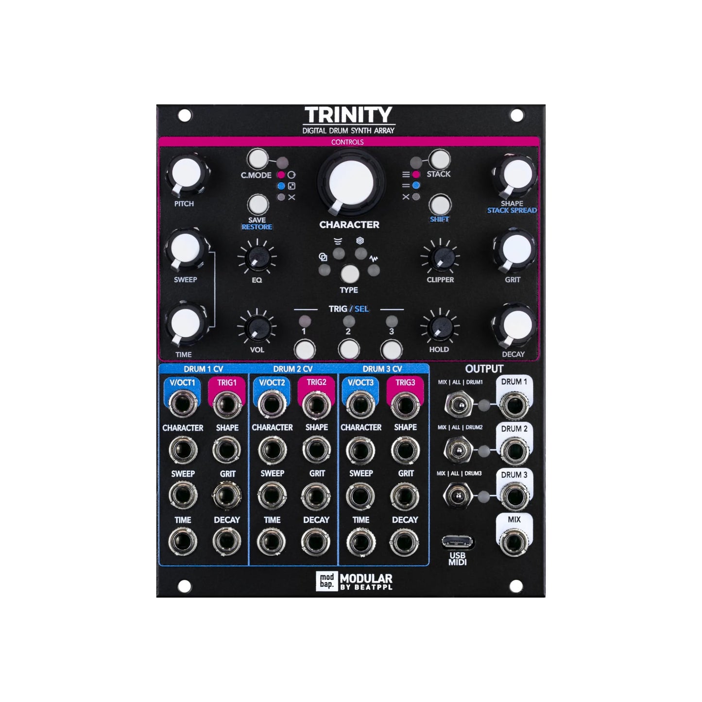 TRINITY Digital Drum Synth Array