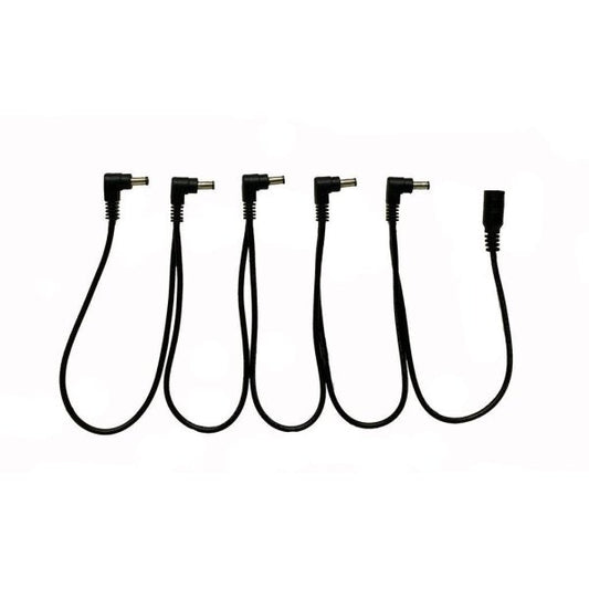 Daisy Chain Power Cable - 5 Angled Plugs