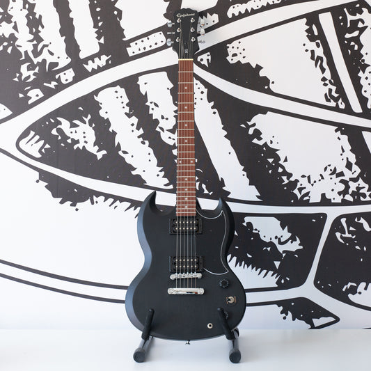 SG Special Satin E1 Electric Guitar - Vintage Worn Ebony (Used)