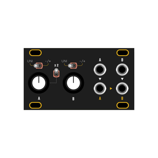 Duatt 1U - Black & Gold Panel