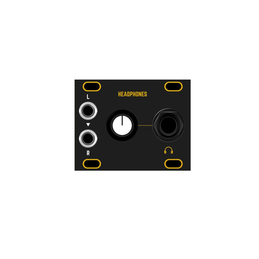 Headphones 1U - Black & Gold Panel