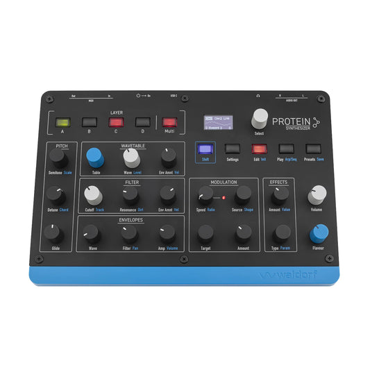 Protein Wavetable Synthesizer