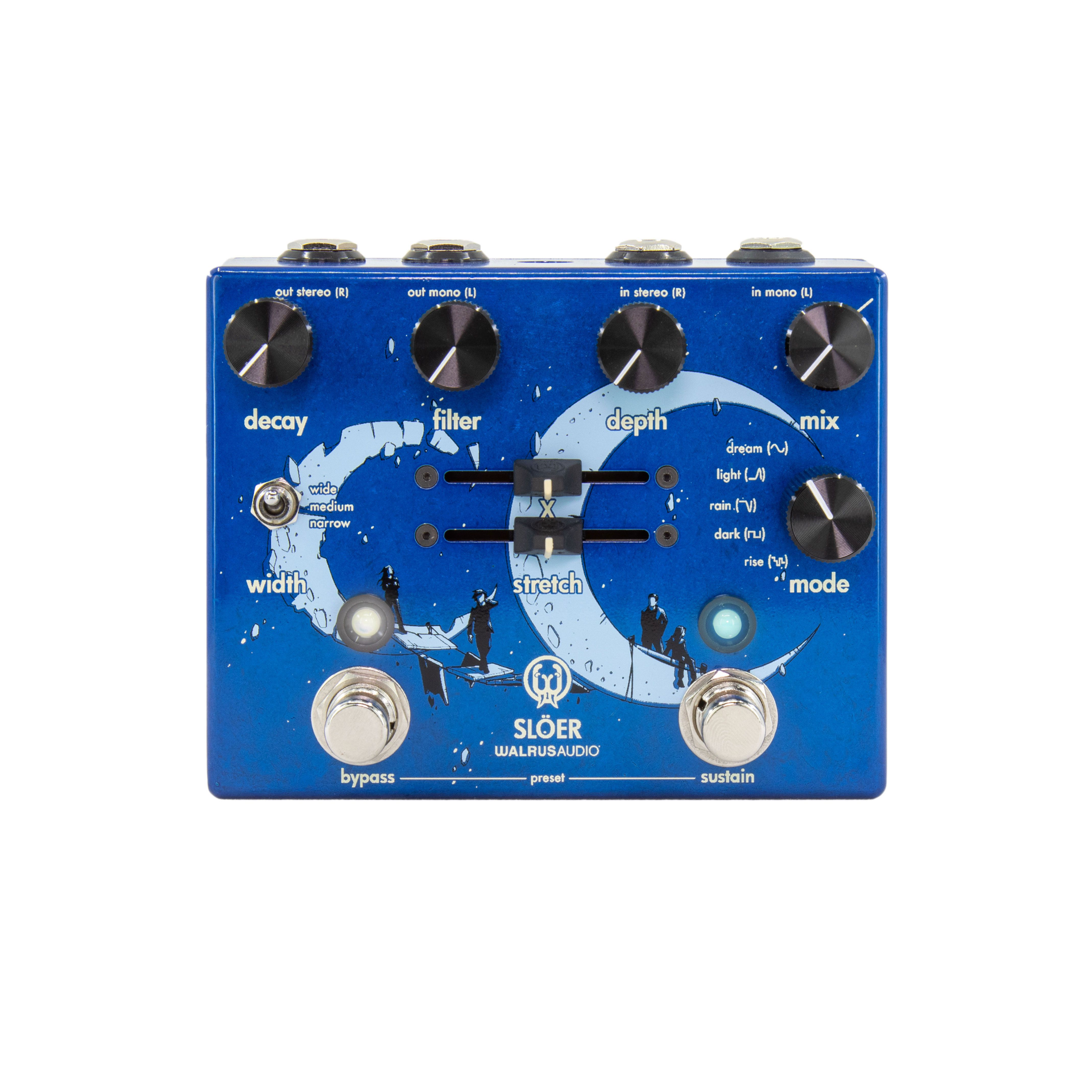 Walrus Audio Sl er Stereo Multi Texture Reverb Cicada Sound