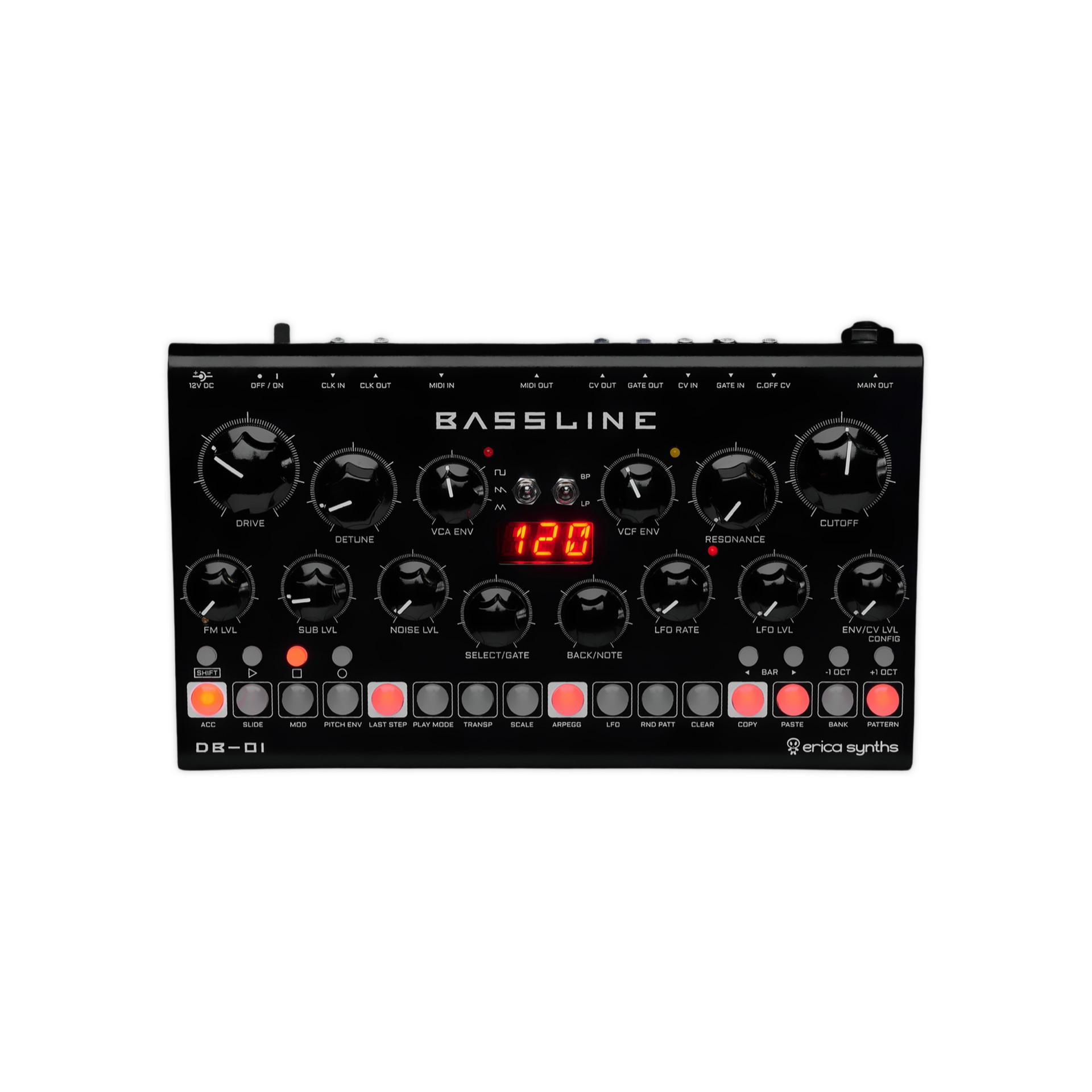 Bassline synthesizer store