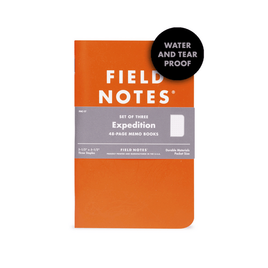 Expedition Waterproof Memo Book: Dot-Graph Paper, 3-Pack