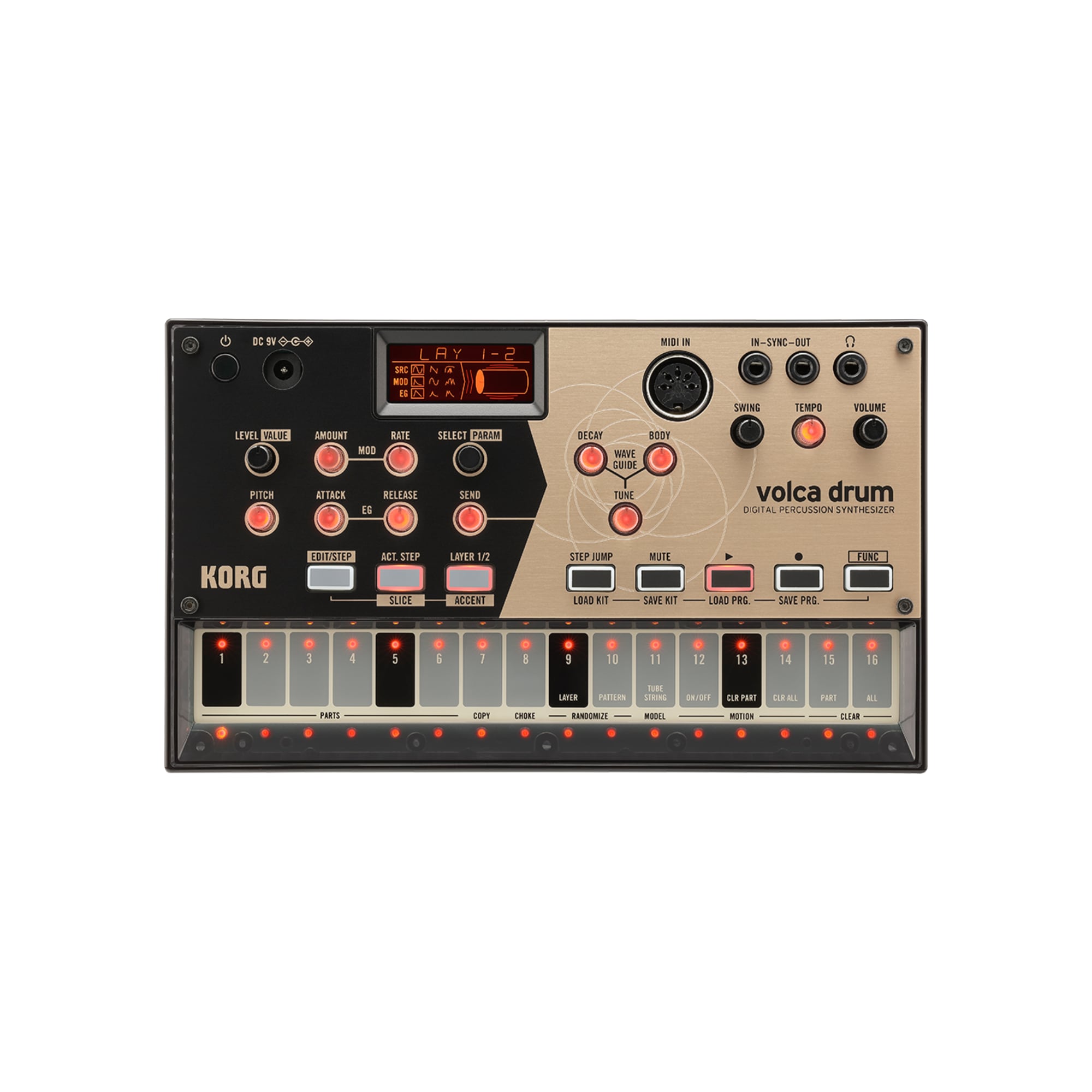 Volca Drum Digital Percussion Synthesizer – Cicada Sound